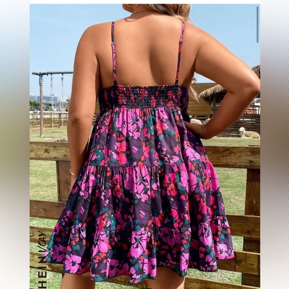 SHEIN VCAY Ruffle Hem Cami Dress - Picture 4 of 4